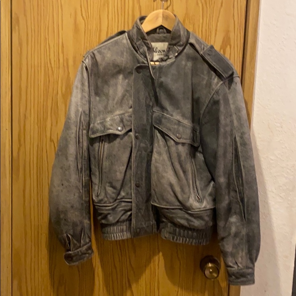 1980’s vintage leather Wilson’s jacket